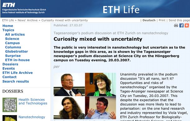 Enlarged view: Curiosity mixed with uncertainty